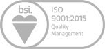 Clive Durose BSI - ISO 9001 2015 award for quality management